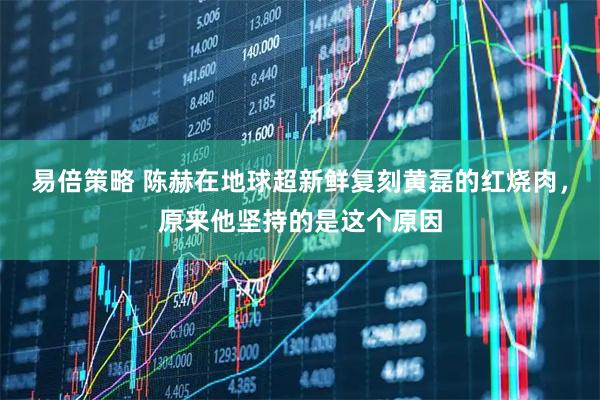易倍策略 陈赫在地球超新鲜复刻黄磊的红烧肉，原来他坚持的是这个原因